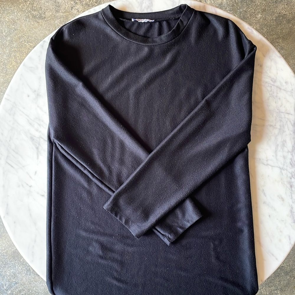 Zara Trafaluc Women’s Black Shift Dress Size Med